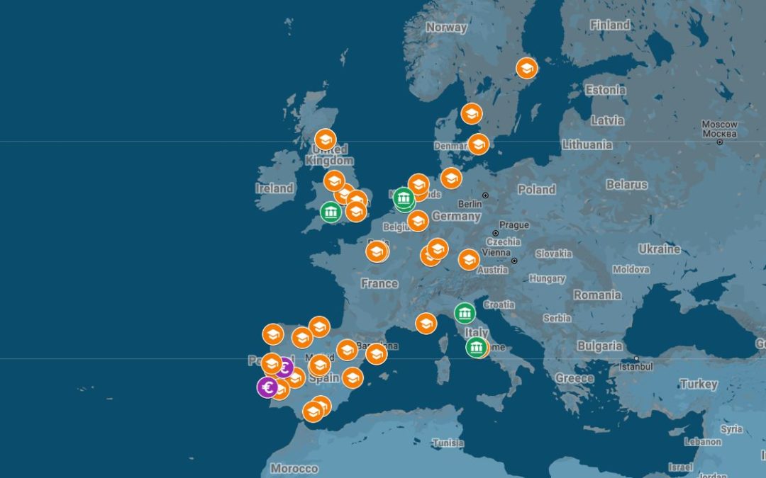 European facilities interested to join the European Science Data Center for the SKA